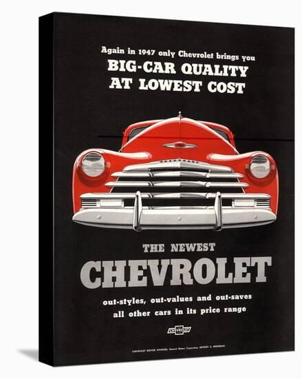 GM Chevy Big Car Quality-null-Stretched Canvas