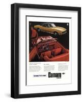 GM Chevy Camaro Big-Car Power-null-Framed Art Print