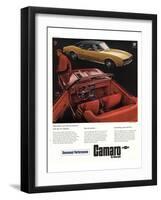 GM Chevy Camaro Big-Car Power-null-Framed Art Print