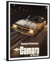 GM Chevy Comaro Performance-null-Framed Premium Giclee Print