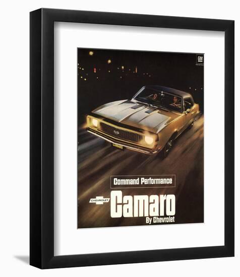 GM Chevy Comaro Performance-null-Framed Art Print