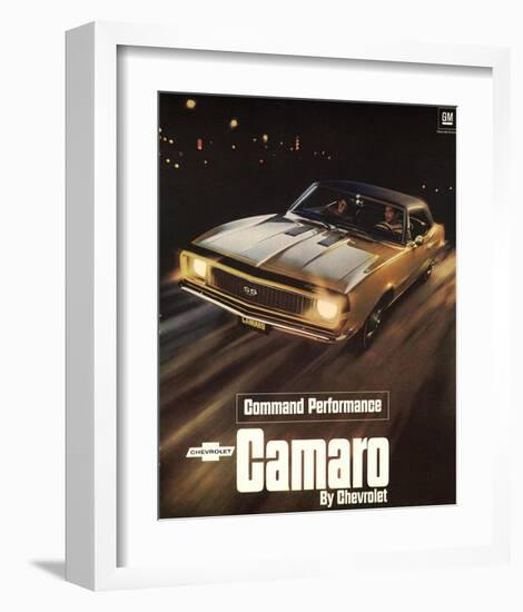 GM Chevy Comaro Performance-null-Framed Art Print