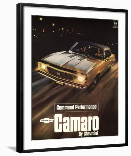 GM Chevy Comaro Performance-null-Framed Art Print