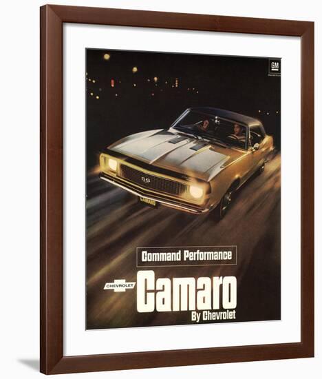 GM Chevy Comaro Performance-null-Framed Art Print