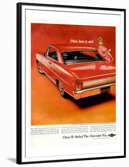GM Chevy II-Plainjane It Ain'T-null-Framed Premium Giclee Print