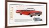 GM Chevy Impala - Yearned For-null-Framed Art Print