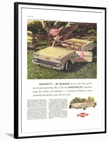 GM Chevy Serenity By Design-null-Framed Premium Giclee Print