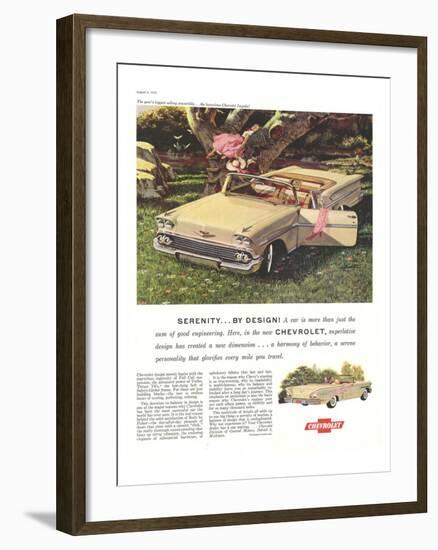 GM Chevy Serenity By Design-null-Framed Art Print