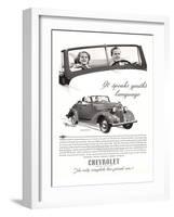 GM Chevy-Speaks Youth Language-null-Framed Art Print