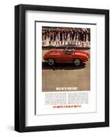 GM Corvette Hold Your Poise-null-Framed Art Print