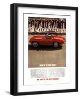 GM Corvette Hold Your Poise-null-Framed Art Print