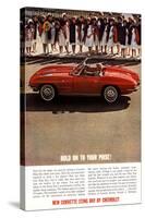 GM Corvette Hold Your Poise-null-Stretched Canvas