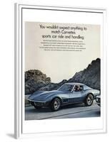 GM Corvette Sports Car Ride-null-Framed Premium Giclee Print