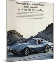 GM Corvette Sports Car Ride-null-Mounted Premium Giclee Print