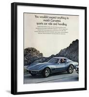 GM Corvette Sports Car Ride-null-Framed Art Print