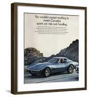 GM Corvette Sports Car Ride-null-Framed Art Print