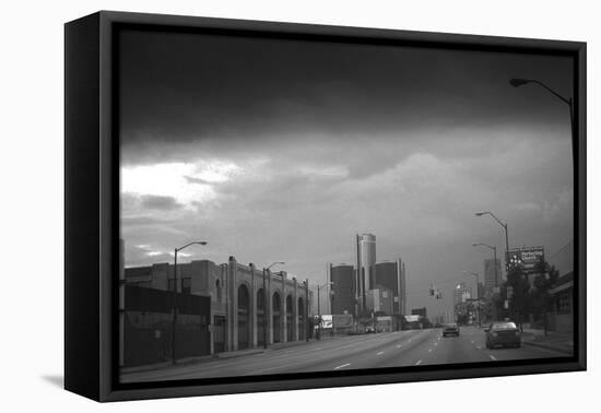 Gm Detroit-NaxArt-Framed Stretched Canvas