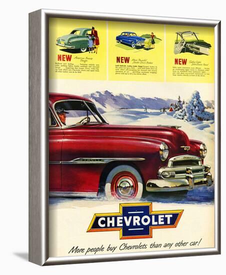 GM More People Buy Chevrolet-null-Framed Art Print