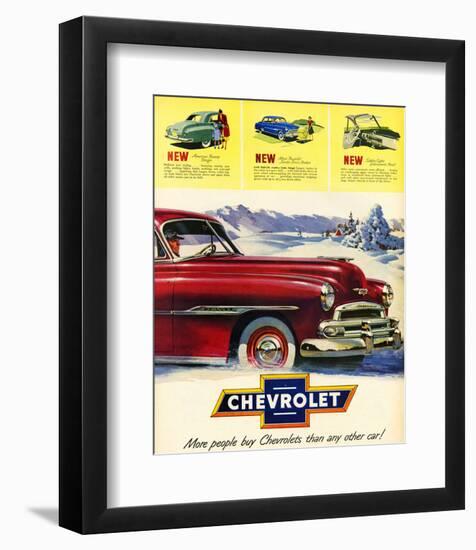 GM More People Buy Chevrolet-null-Framed Art Print