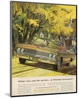 GM Oldsmobile-A Rocket Answers-null-Mounted Art Print