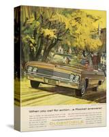 GM Oldsmobile-A Rocket Answers-null-Stretched Canvas