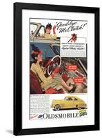 GM Oldsmobile - Bye Mr. Clutch-null-Framed Art Print