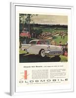 GM Oldsmobile-Check the Score-null-Framed Premium Giclee Print