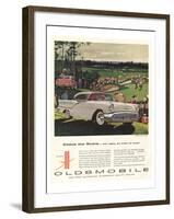 GM Oldsmobile-Check the Score-null-Framed Art Print