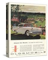 GM Oldsmobile-Check the Score-null-Stretched Canvas