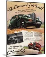 GM Oldsmobile-Command the Road-null-Mounted Art Print