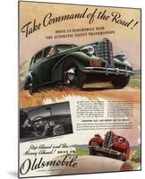 GM Oldsmobile-Command the Road-null-Mounted Art Print