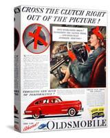 GM Oldsmobile-Cross the Clutch-null-Stretched Canvas