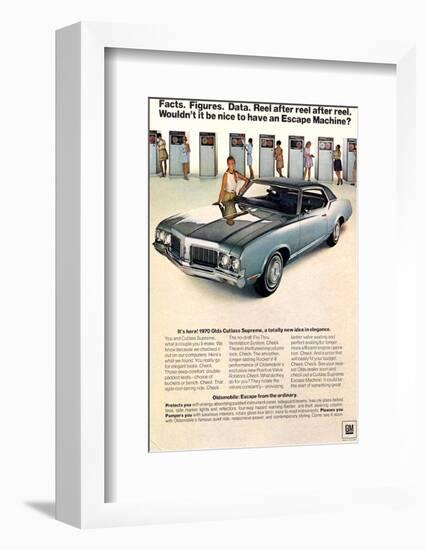 GM Oldsmobile - Escape Machine-null-Framed Art Print