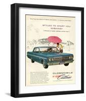 GM Oldsmobile - F-85 Cutlass-null-Framed Art Print