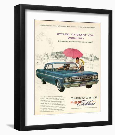 GM Oldsmobile - F-85 Cutlass-null-Framed Art Print