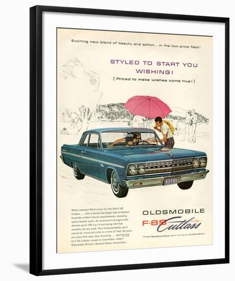 GM Oldsmobile - F-85 Cutlass-null-Framed Art Print