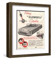 GM Oldsmobile-Firing Starfire-null-Framed Premium Giclee Print