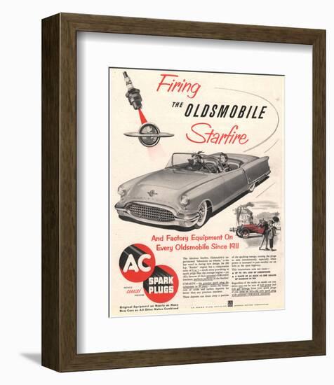 GM Oldsmobile-Firing Starfire-null-Framed Premium Giclee Print