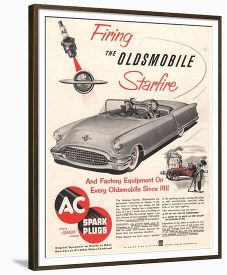 GM Oldsmobile-Firing Starfire-null-Framed Premium Giclee Print