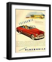 GM Oldsmobile - Futuramic-null-Framed Art Print