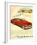 GM Oldsmobile - Futuramic-null-Framed Art Print