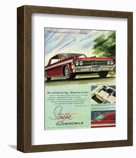 GM Oldsmobile - Go Adventuring-null-Framed Art Print