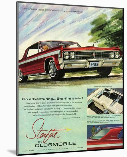 GM Oldsmobile - Go Adventuring-null-Mounted Art Print