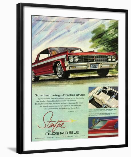 GM Oldsmobile - Go Adventuring-null-Framed Art Print