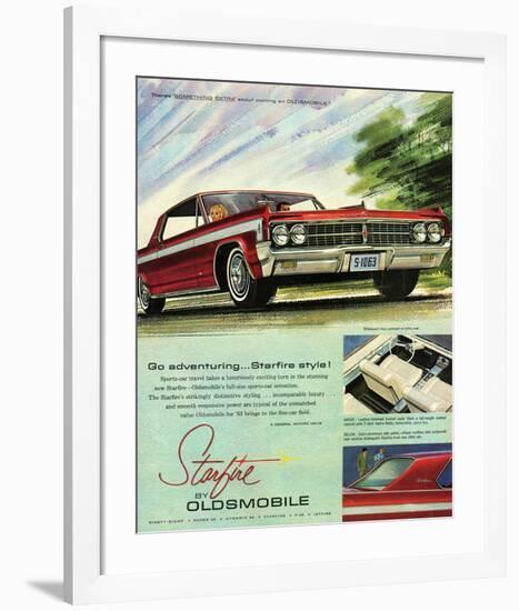 GM Oldsmobile - Go Adventuring-null-Framed Art Print