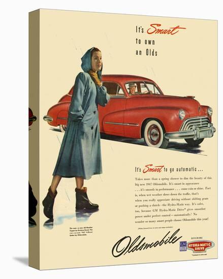 GM Oldsmobile - Go Automatic-null-Stretched Canvas