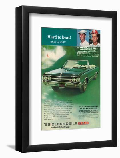 GM Oldsmobile - Hard to Beat-null-Framed Art Print