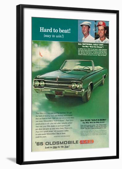 GM Oldsmobile - Hard to Beat-null-Framed Art Print