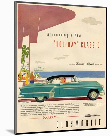 GM Oldsmobile-Holidy Classic98-null-Mounted Art Print