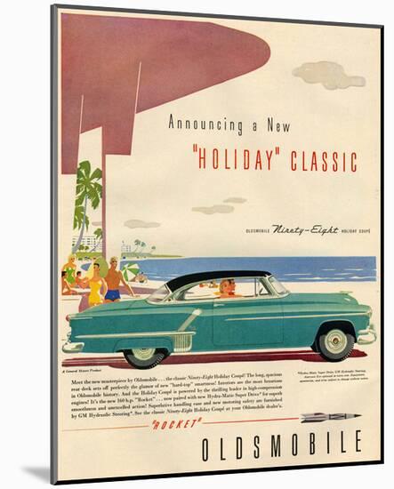 GM Oldsmobile-Holidy Classic98-null-Mounted Art Print